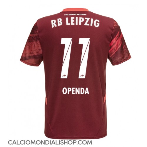 Maglie da calcio RB Leipzig Lois Openda #11 Seconda Maglia 2024-25 Manica Corta